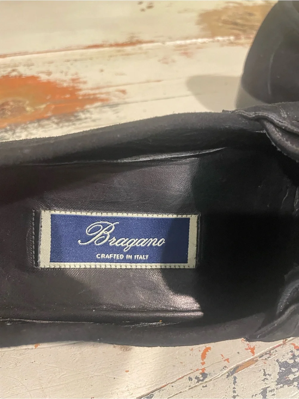 Bragamo Black suede unisex horsebit slip on Loafers